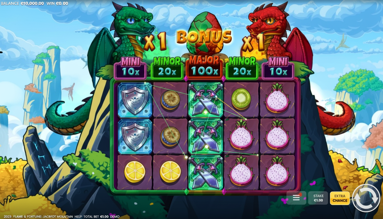 Flame & Fortune: Jackpot Mountain