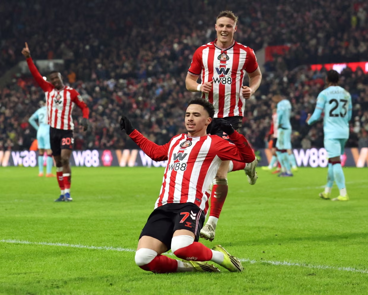 Sunderland Domina Burnley