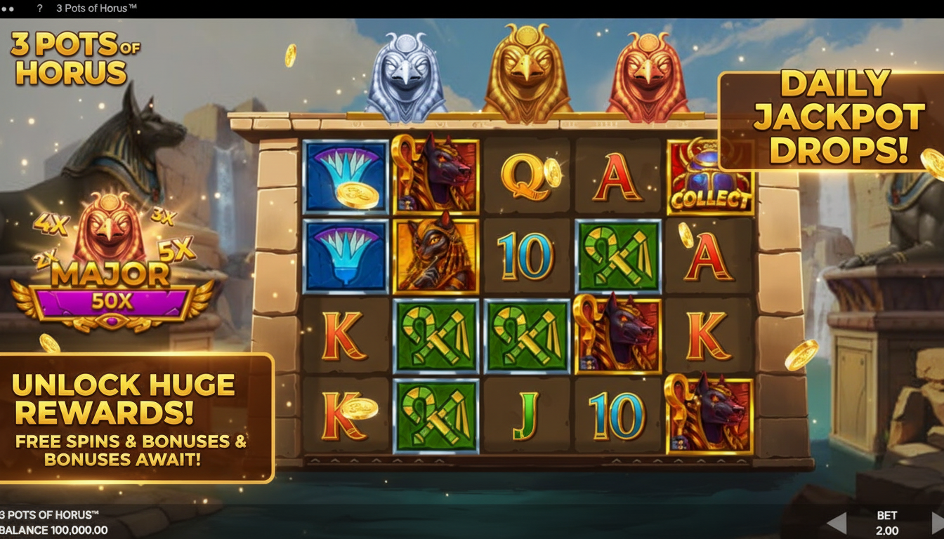 3 Pots of Horus-bonus