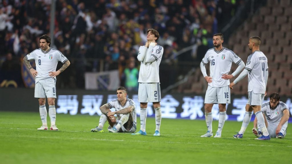 Itália fora da Copa 2026