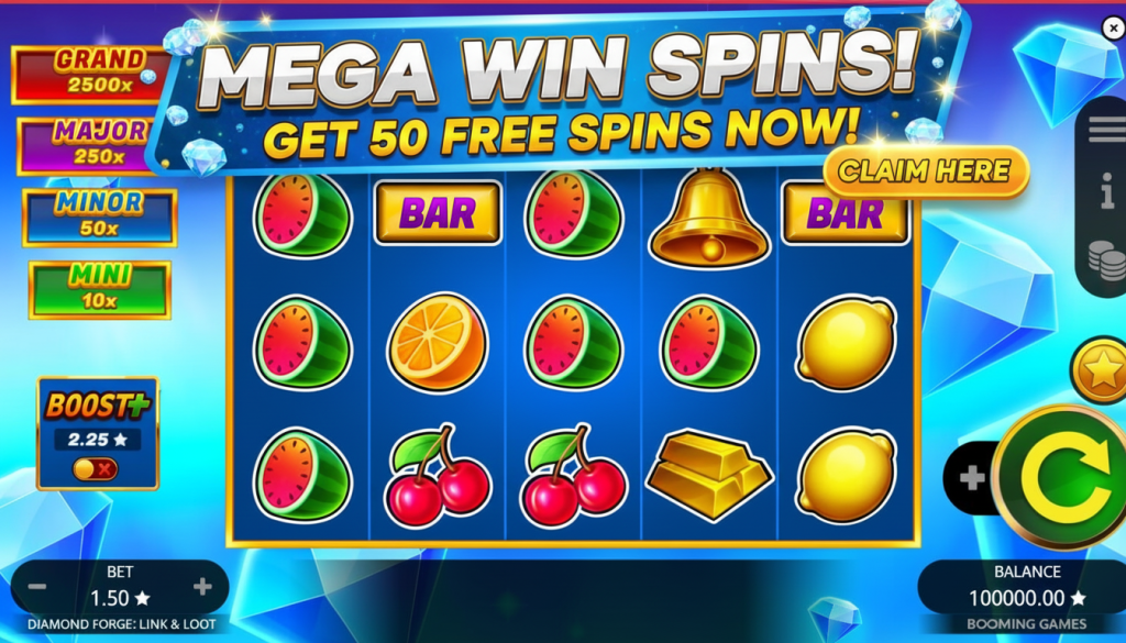 Diamond Forge-bonus