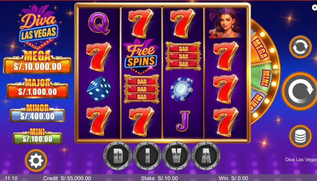 Diva Las Vegas-bonus