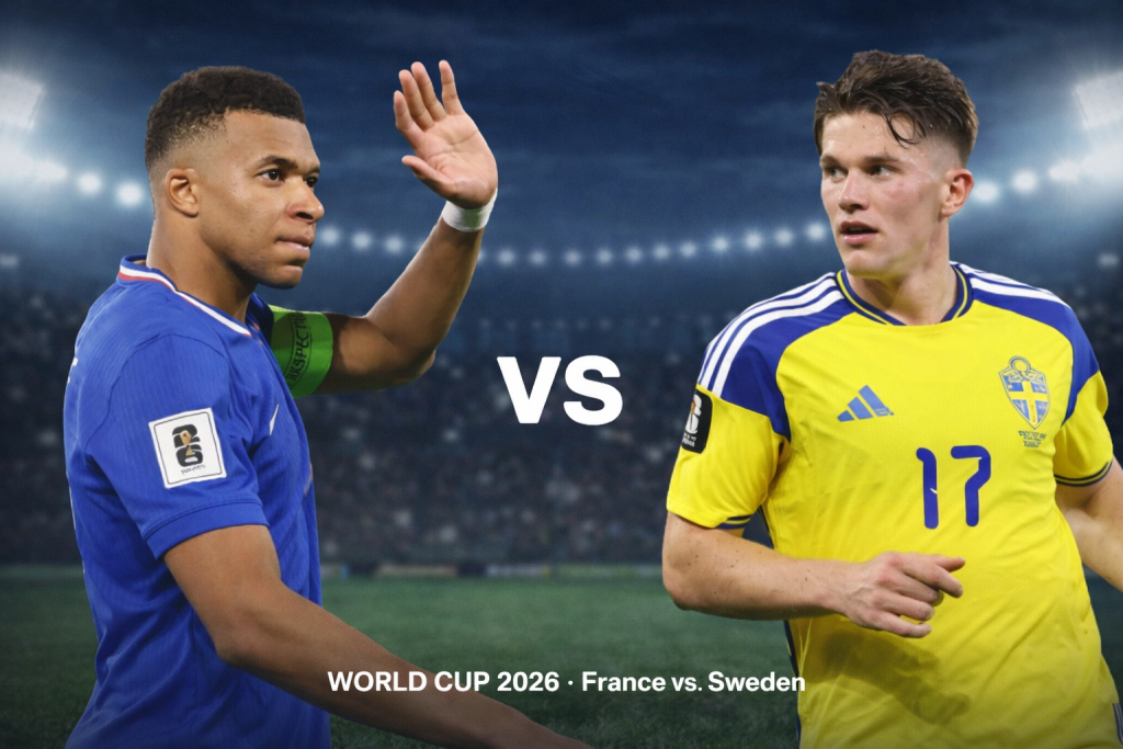 Odds Copa do Mundo 2026 França x Suécia