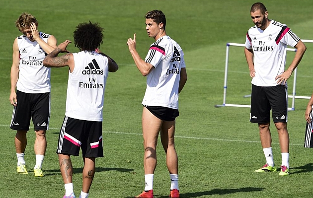ronaldo training