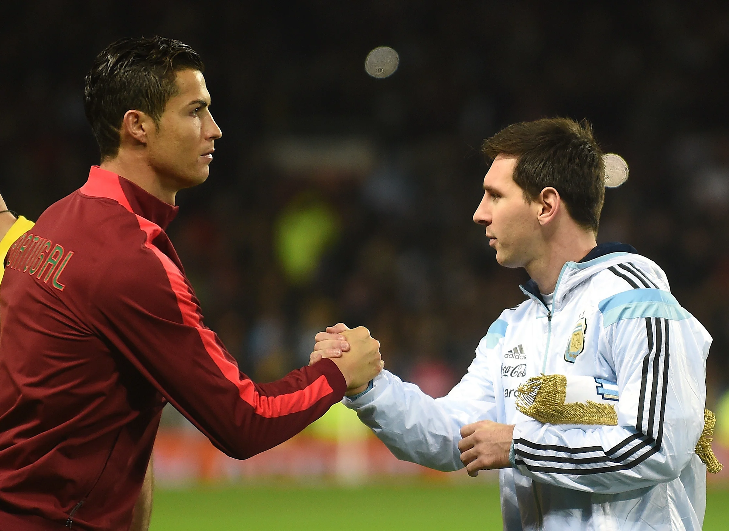 onaldo e Messi quando eram jovens.