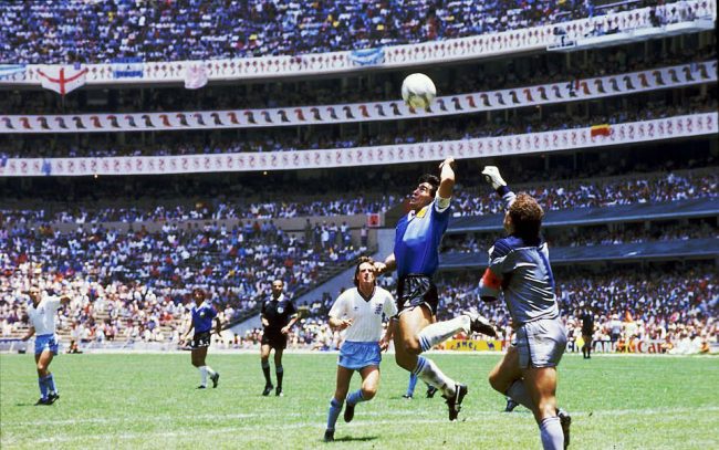 the hand of god- maradona